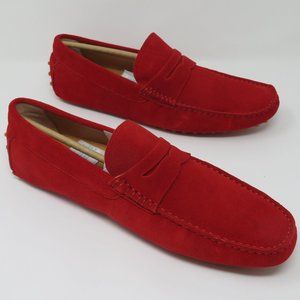 RED NIB Men's New Republic Mark McNairy BARCLAY 11 Suede Driving Mocs AS IS